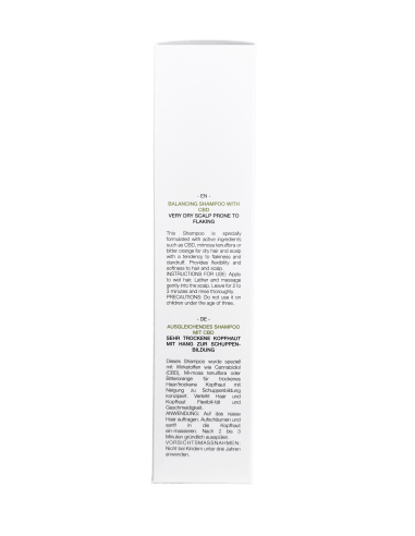 Champu normalizador con CBD