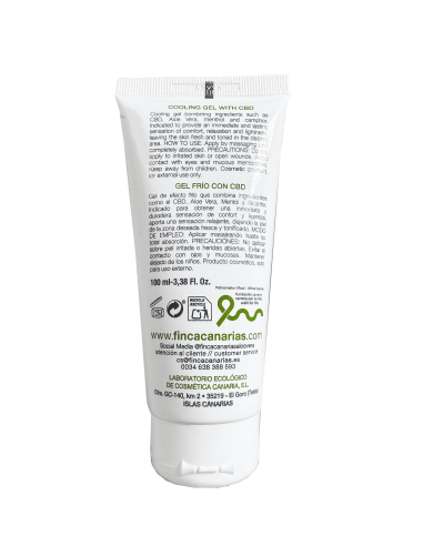 Gel freddo con CBD