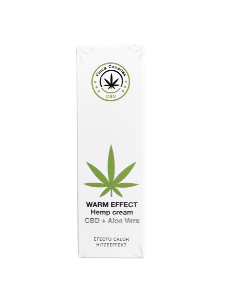 Wärmeeffekt Hanfcreme mit CBD und Aloe Vera